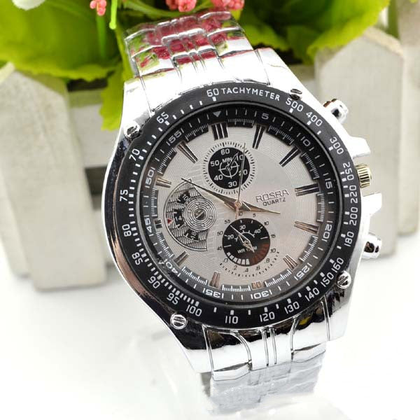 Original Men's Watches Stainless Steel  Luminous Calendar Display Quartz